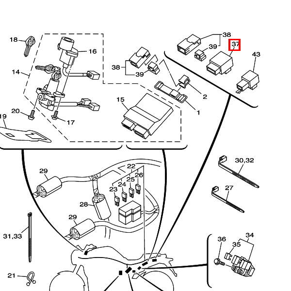 Relais Einheit Komplett (5KS-30)
