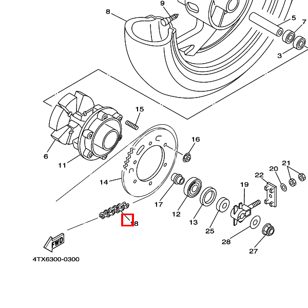 Kette (D.I.D.525HV-114LE)