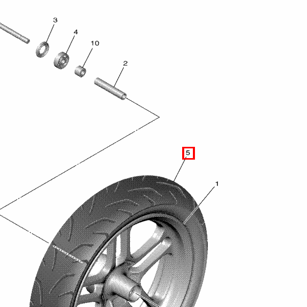 Reifen (110/70-13 M/C 48P)