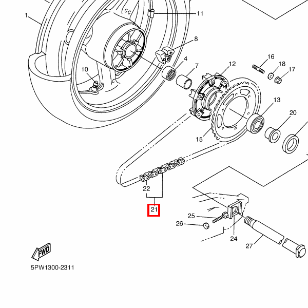 Kette (DID50VA8-114LL)