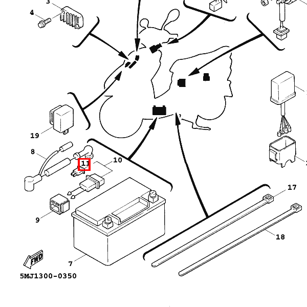 Sicherung (15A-Blau)