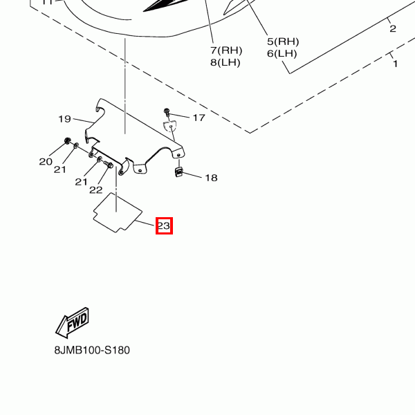 Aufkleber, Jet Chart-120
