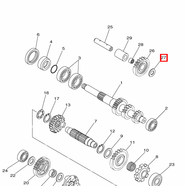 Unterlegscheibe, Platte im Set 99999-03870