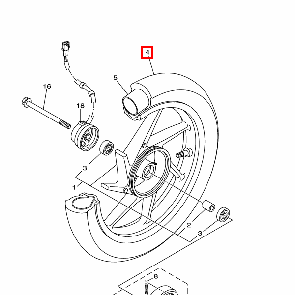 Reifen (60/100-12 36J MB80)