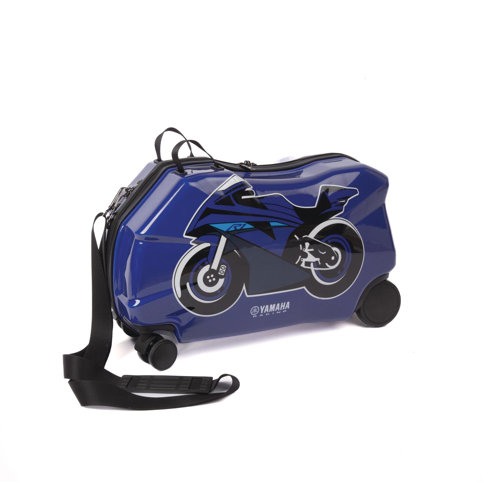 Blaue Kinder-Trolley-Tasche Paddock