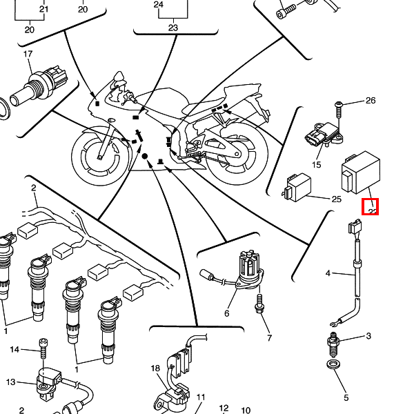Relais komplett (5PW-00)