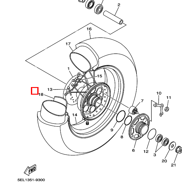 Felgenband (4.50-15)