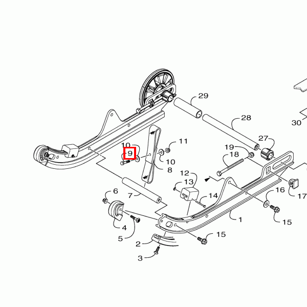 Schraube, Kappe-HH 1/4-20X