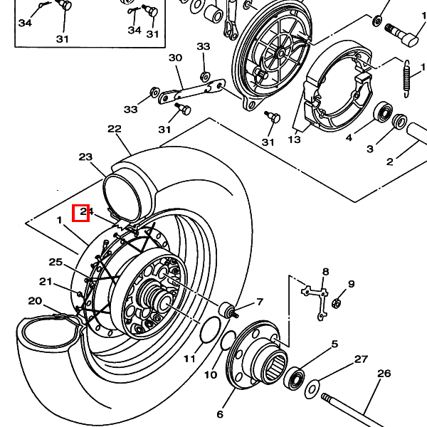 Felgenband (170/80-15)
