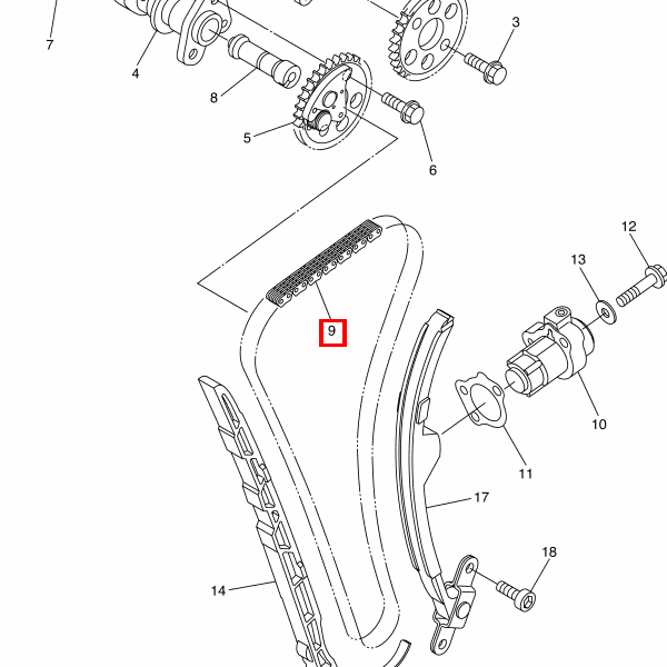 Kette (98XRH2010-118M)