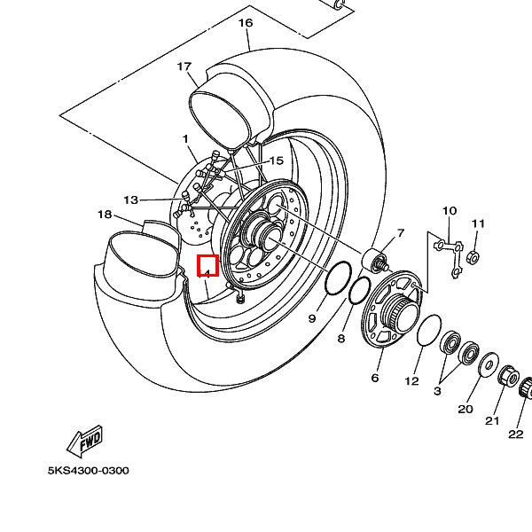 Felge (MT4.50-15 M/C)