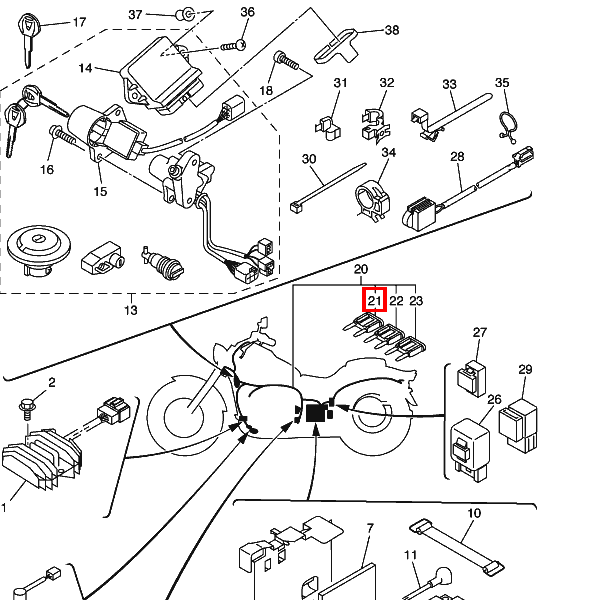 Sicherung - 5 A - Flachstecker (5A-BL)