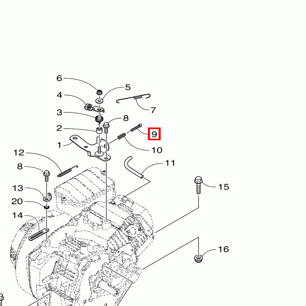 Schraube, Kappe-HSH #10-32