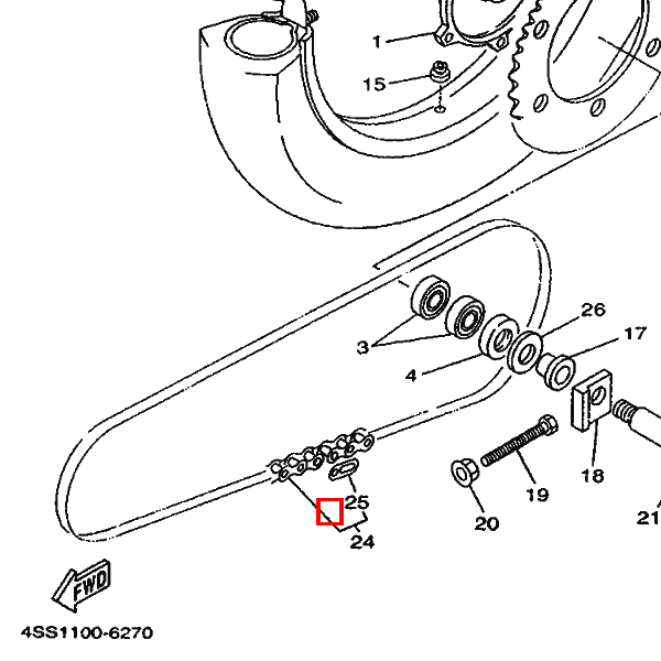Kette (D.I.D.520DS DHA-112LL)