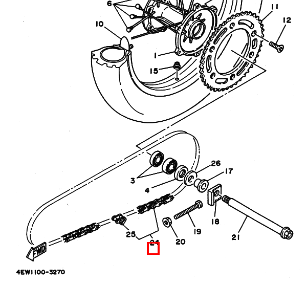 Kette (D.I.D.520DS-116LL)