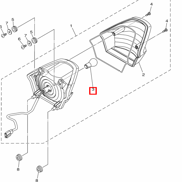 Glühlampe (12V-21/5W)