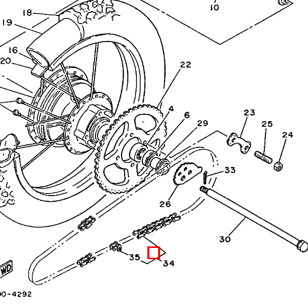 Kette (D.I.D.428V-126L)