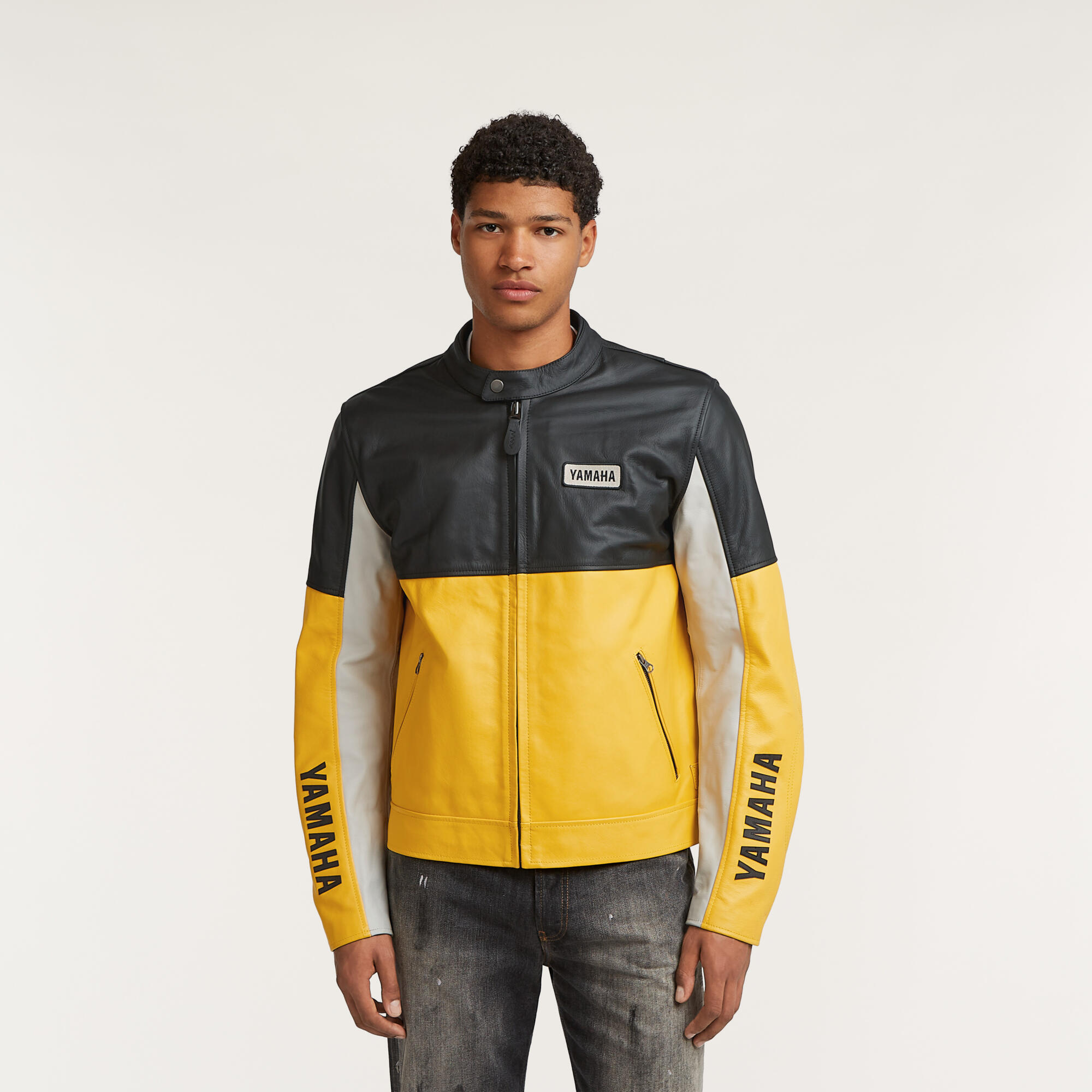 Herren Leder Motorradjacke Sport Heritage