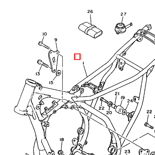 Rahmen Komplett Radical White