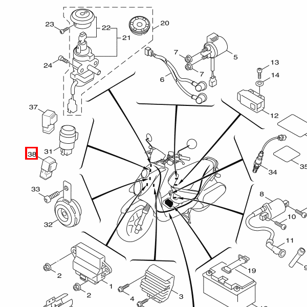 Relais komplett (4HM-20)