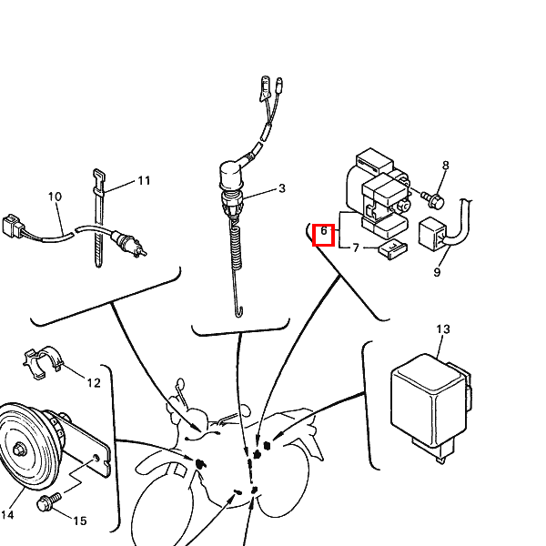 Anlassrelais Einheit (RC19-019)