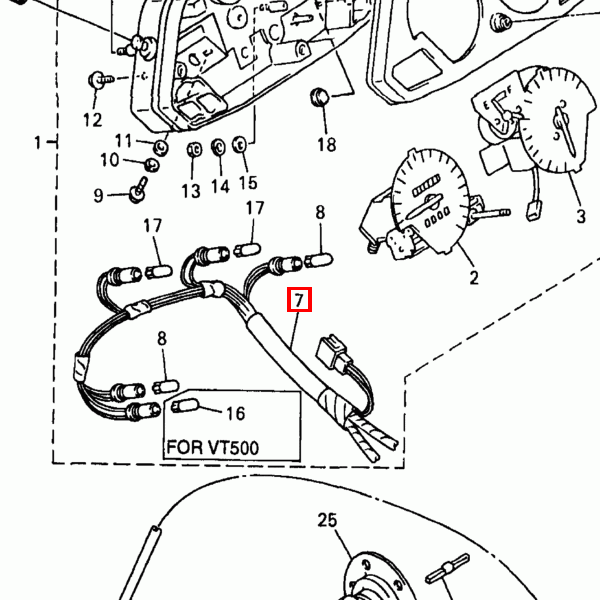 Steckerkabel Einheit für VT500