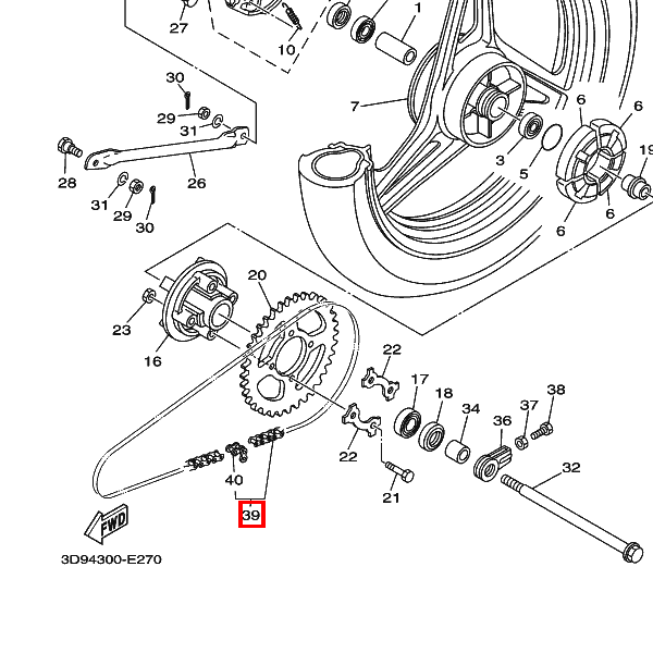 Kette (DID428V2-118L)