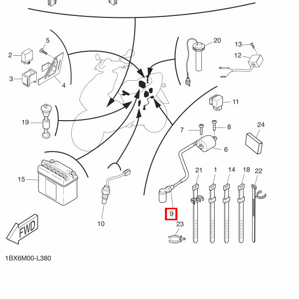 Kerzenstecker Komplett