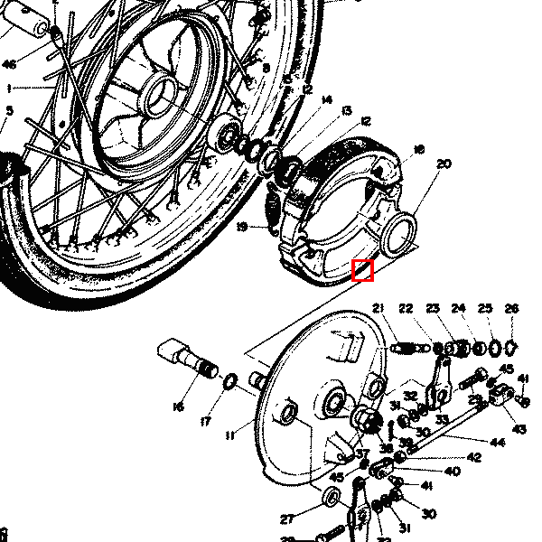 Untere Lenkerabdeckung 2