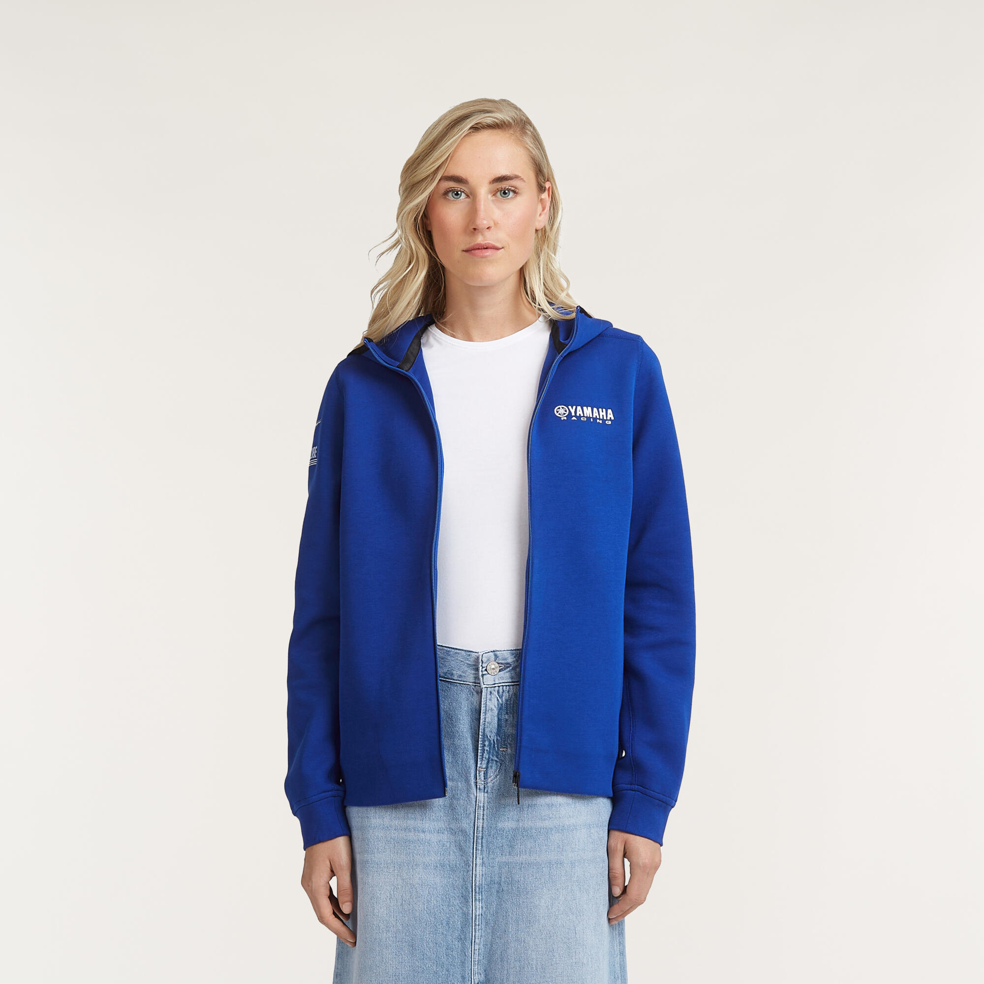 Damen Kapuzenpullover Paddock Blue Team