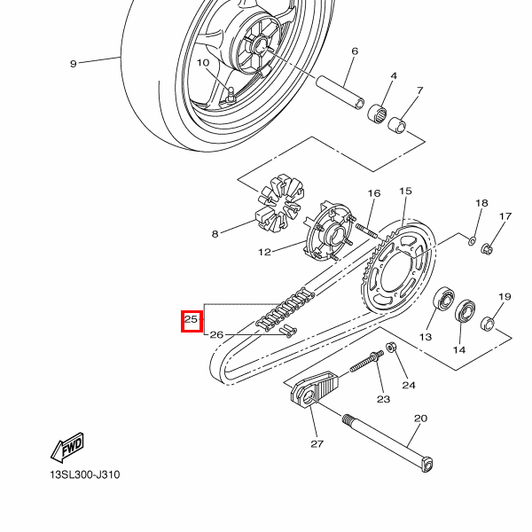 Kette (DID525V8-114)