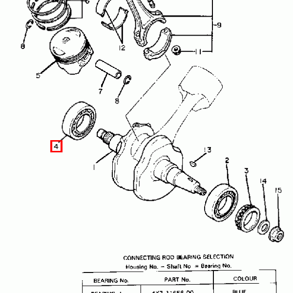 Lager (4X7-0001015 015130)