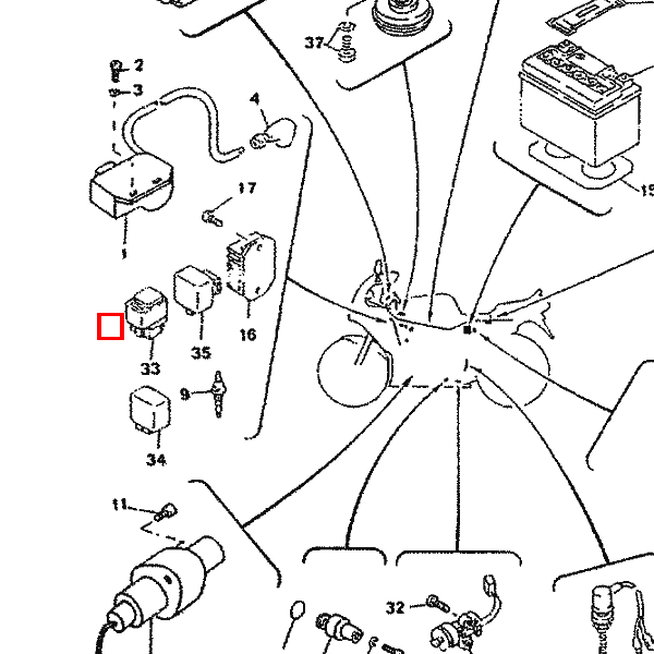 Relais Komplett (25G-01)