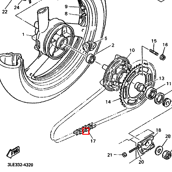 Kette (RK532GSV2-110L)
