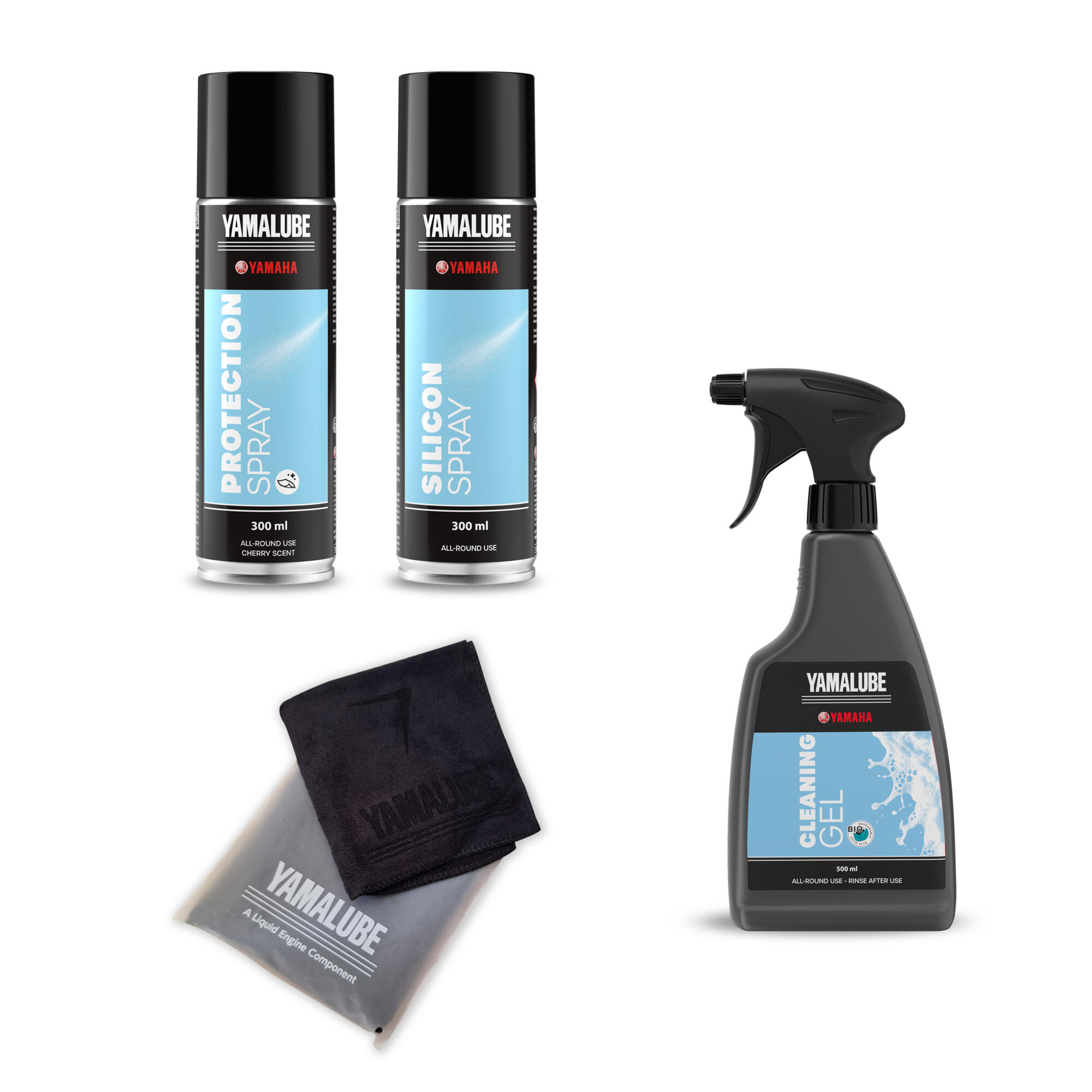 Yamalube Glanzpflege-Set für Motorräder
