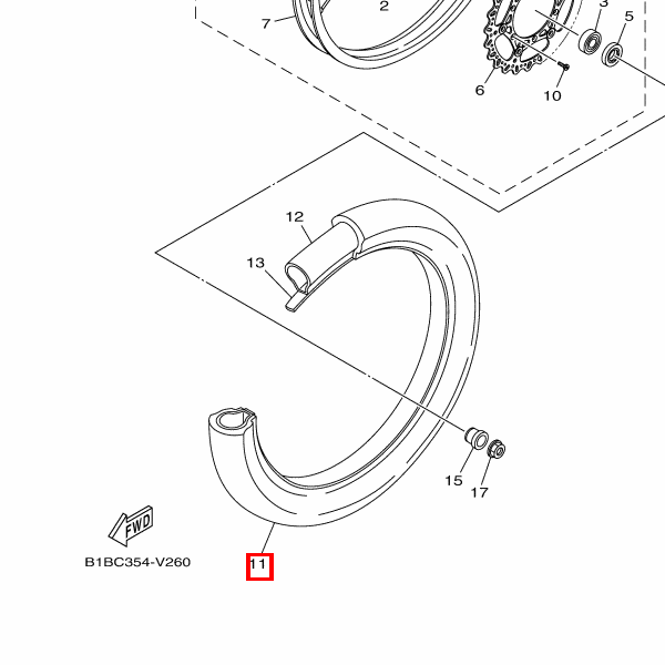 Reifen 80/100-21 51M MX52F Dunlop