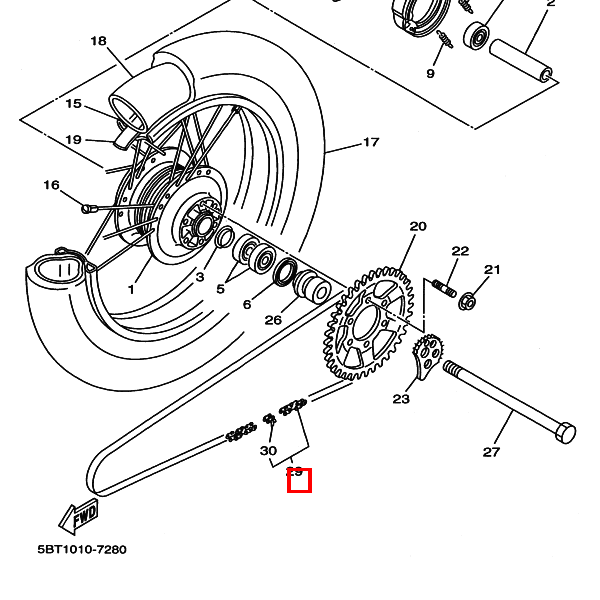Kette (D.I.D.428V2-120L)