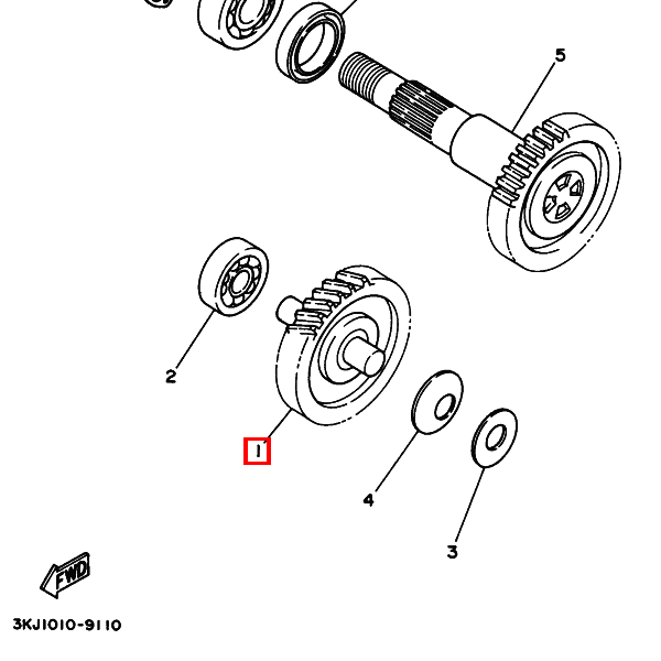 Hauptachse Baugruppe (1248T) UR