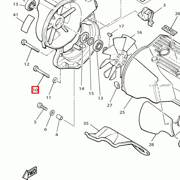 Schraube (6T5) (97326-08075)