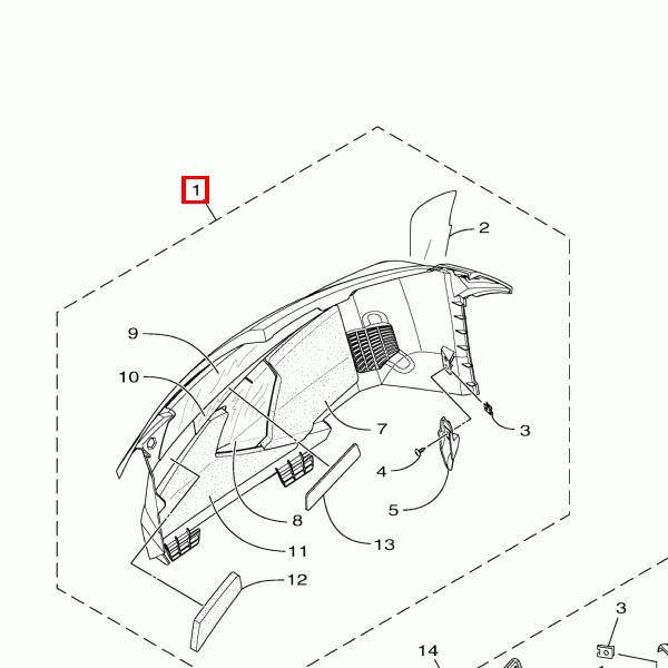 SIDE PANEL COMP.(R | 8NSK810G1000