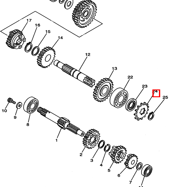 Kettenrad 11Zähne (5171746111)
