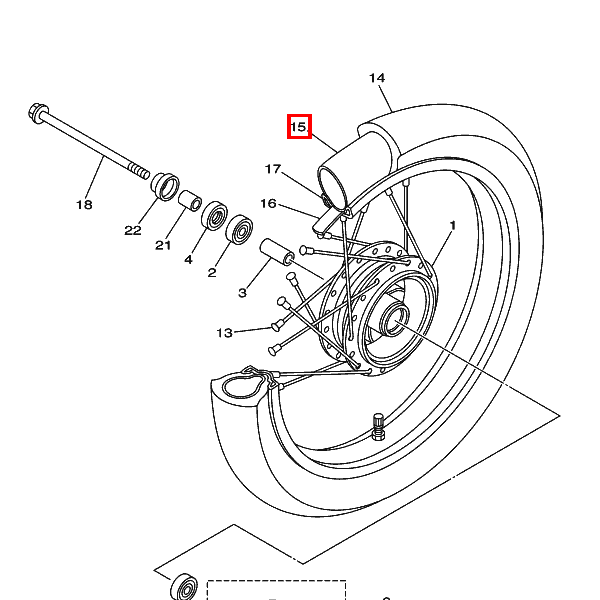 Schlauch (70/100-17 TR6) Cheng Shin