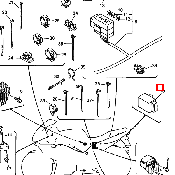 Relais komplett (4TV-00)