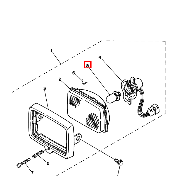 Glühbirne, Scheinwerfer (6V-25/25W)