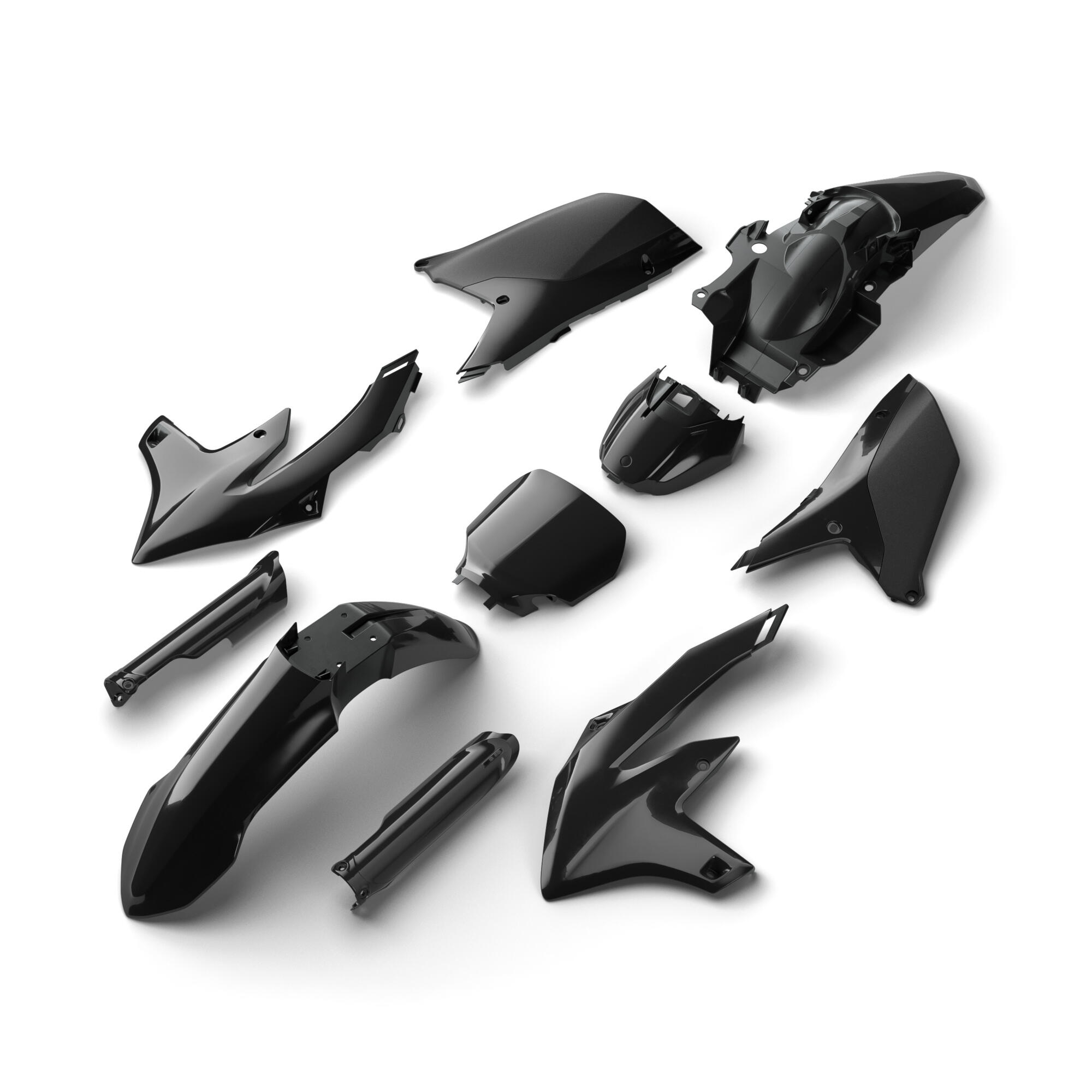 Yamaha YZ Kunststoff-Kit Schwarz – YZ450F (MY '23)