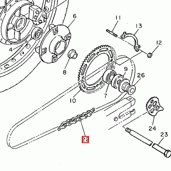 Antriebskette (DID520V2-106LE)