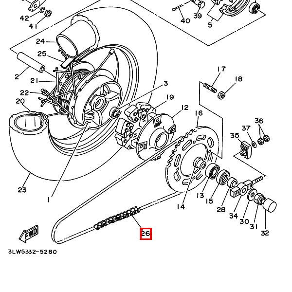 Kette (DID520V6-114LE)