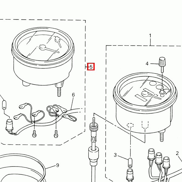Drehzahlmesser Einheit MM600F