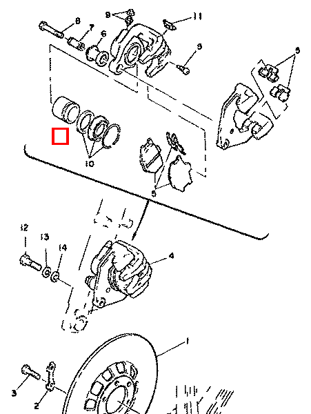 Dichtsatz Bremssattel