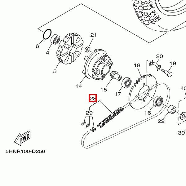 420-M-88L (DID 420 86L)
